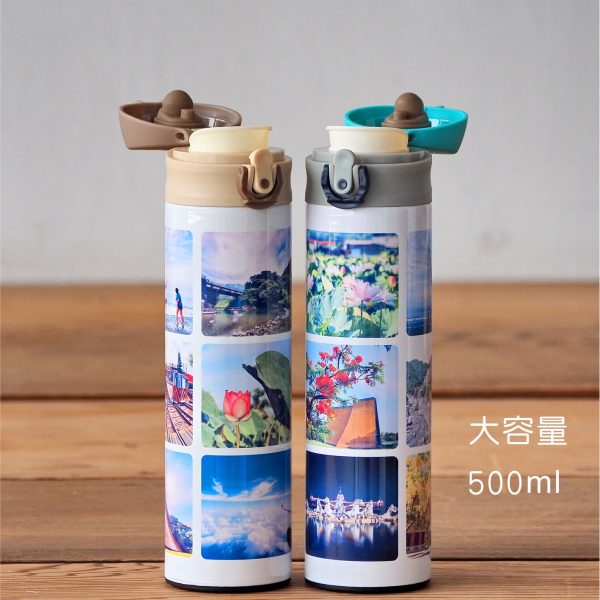 彈蓋式相片保溫杯：圖片 2