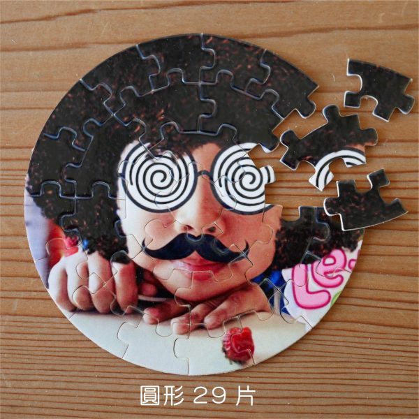 迷你拼圖-圓形29片